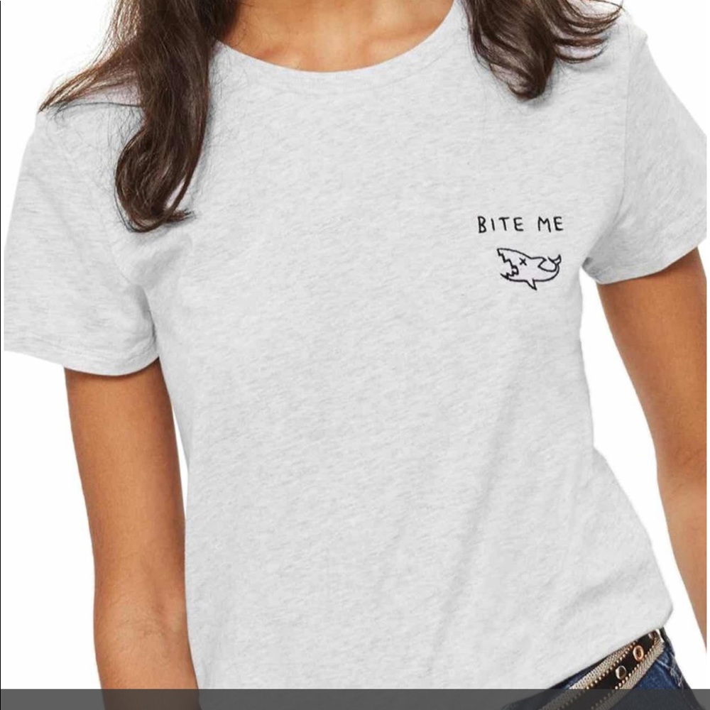 Topshop Bite Me statement tee